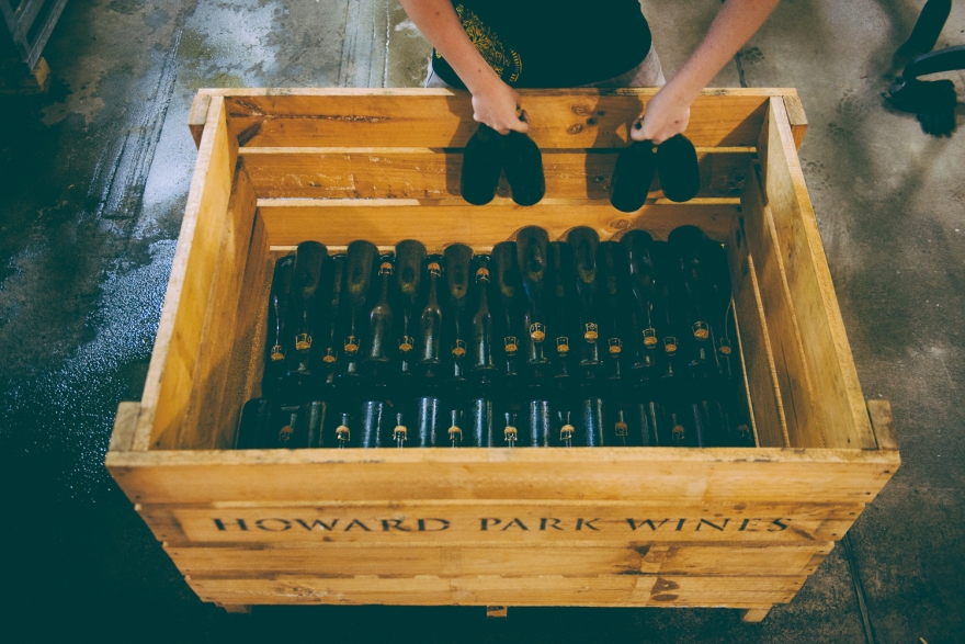 Howard Park bottles in case-45